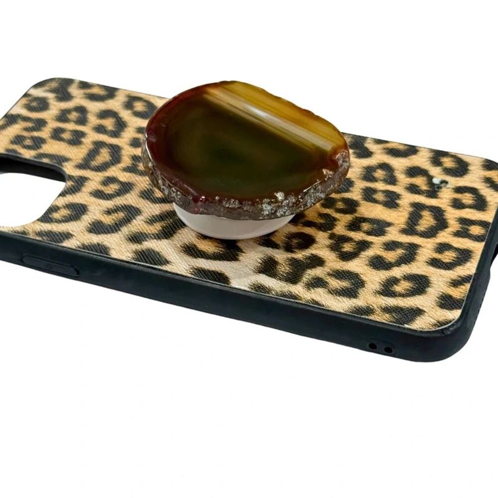Natural Agate Phone Grip